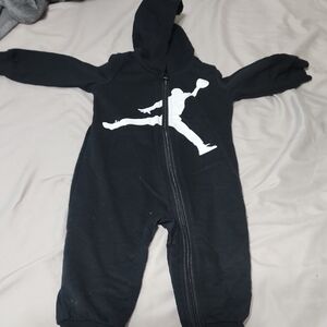 Nike Kids Black Hooded One Piece